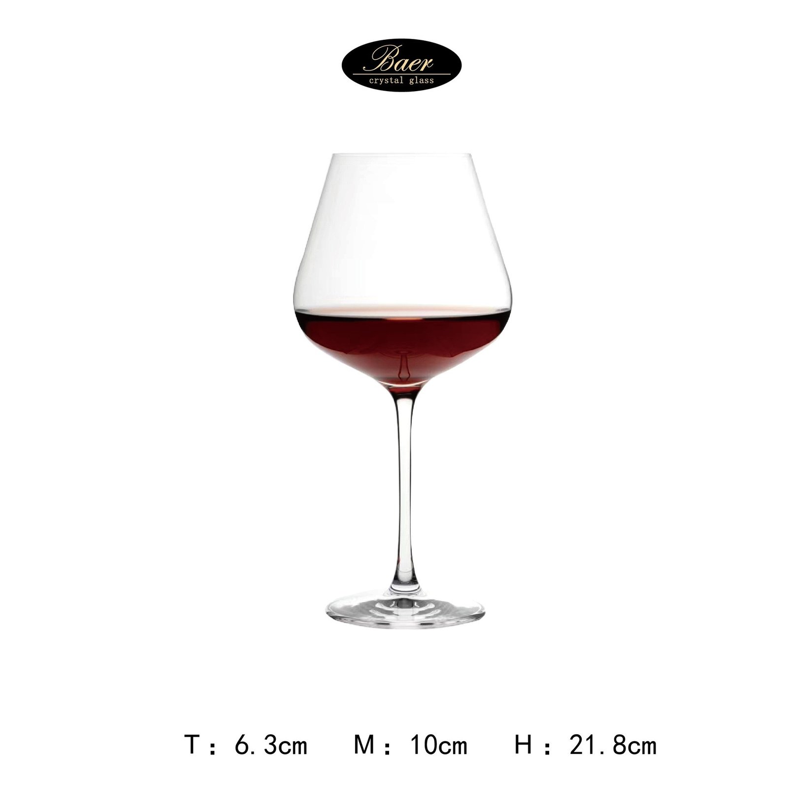 Classic Red Wine Glass 90500 – Lead-Free Crystal Glass - Image 2